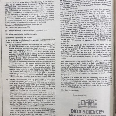 Data Sciences on IMF Loan