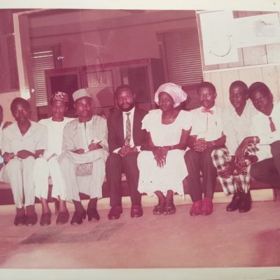 Okwuosa and staff members at Universal Computers