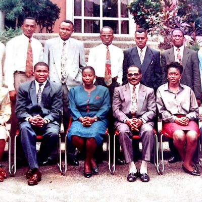 Mr. Niyi Yusuf and the CBN IT Staff