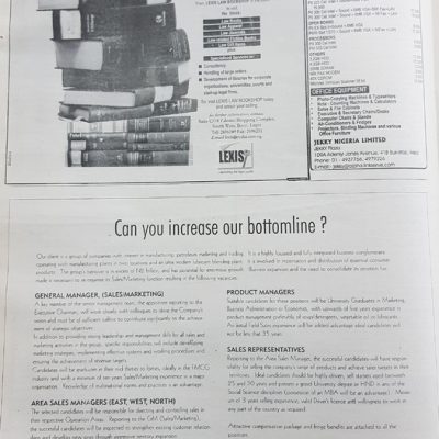 Ad for Jekky Computers and Office Equipment
