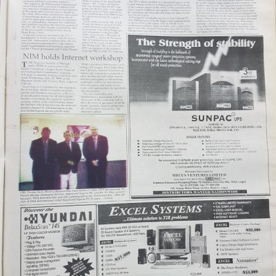 Sales Advert for Gafunk Nigeria and Prime Technologies