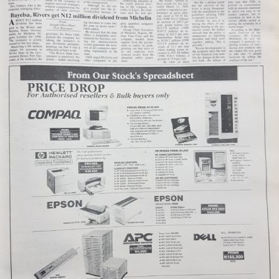 Sales Ad for Technology Distributions