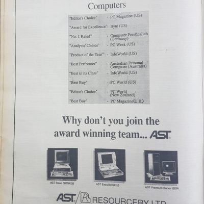 Resourcery Ad for AST computers