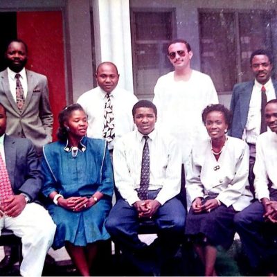 Mr. Niyi Yusuf and the IT Staff of the CBN